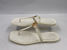 Load image into Gallery viewer, Authentic Tory Burch Womens Roxanne White Slip-On Flat Thong Sandals Size 9M
