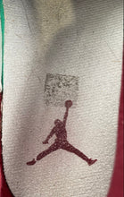 Load image into Gallery viewer, Authentic Nike Mens Air Jordan Spizike Low White Red Shoes Sz 10 Stained Damaged
