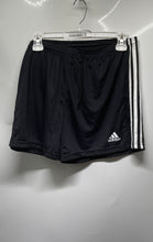 Load image into Gallery viewer, Adidas Womens Black Side Stripe Elastic Waist Drawstring Athletic Shorts Size L
