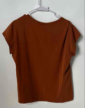 Load image into Gallery viewer, Chico's Womens Brown Short Sleeve Round Neck Pullover T-Shirt Size 3
