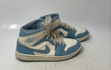 Load image into Gallery viewer, Nike Womens Air Jordan 1 Mid BQ6472-141 Blue White Sneaker Shoes Size 9
