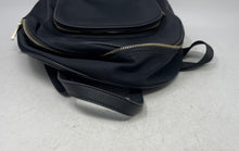 Load image into Gallery viewer, Karl Lagerfeld Womens Black Zipper Adjustable Strap Top Handle Backpack
