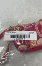 Load image into Gallery viewer, Vera Bradley Womens Red Floral Print Designer Small Accordion Zip-Around Wallet
