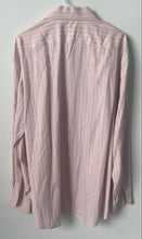 Load image into Gallery viewer, Tommy Bahama Mens Pink Striped Cotton Long Sleeves Dress Shirt Size 16.5 34-35
