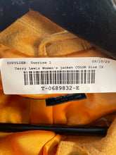 Load image into Gallery viewer, Terry Lewis Mens Orange Leather Long Sleeve Button Front Jacket Size 1X
