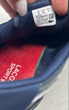 Load image into Gallery viewer, Lacoste Mens Dreyfus 7-20SPM8121121 Blue White Lace-Up Sneaker Shoes Size 9
