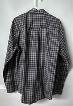 Load image into Gallery viewer, Van Heusen Mens Multicolor Plaid Print Classic Long Sleeve Dress Shirt Size L

