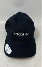 Load image into Gallery viewer, Adidas Womens Black Cotton Embroidered Logo Adjustable Baseball Cap Size OSFW
