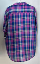 Load image into Gallery viewer, St. John's Bay Mens Multicolor Plaid Print Short-Sleeve Button-Up Shirt Size XXL

