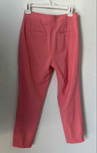 Load image into Gallery viewer, Zara Basic Womens Pink Flat Front Slash Pocket Tapered Leg Ankle Pants Size 2
