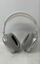 Load image into Gallery viewer, Silver White Water-Resistant Wireless Bluetooth Over The Ear Headphones Untested
