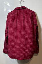 Load image into Gallery viewer, Nautica Mens Red Long Sleeve Collared Classic Fit Button-Up Shirt Size Medium
