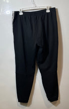 Load image into Gallery viewer, Lacoste Mens Black Flat Front Drawstring Waistband Tapered Fit Sweatpants Size L
