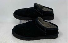 Load image into Gallery viewer, UGG Womens Classic Black Suede Round Toe Casual Slip-On Slipper Size 9
