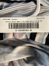 Load image into Gallery viewer, Calvin Klein Womens Multicolor Striped Print Pullover Blouse Top Size XL
