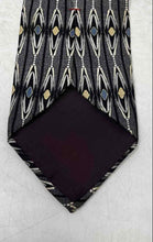 Load image into Gallery viewer, Gianfranco Ruffini Mens Gray Abstract Geometric Silk Adjustable Pointed Tie
