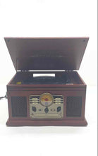 Load image into Gallery viewer, Victrola Model VTA-200B Brown Wired Bluetooth Nostalgic Turntable Not Tested

