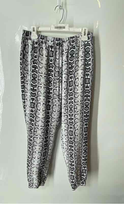 Express Womens Multicolor Snake Print High Rise Ankle Pants Size Medium