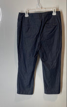 Load image into Gallery viewer, Ann Taylor Womens Blue Flat Front Pockets Straight Leg Dress Pants Size 8
