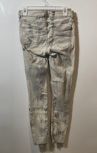 Load image into Gallery viewer, Zara Womens Gray Tie Dye Denim Medium Wash Regular Fit Skinny Jeans Size 6
