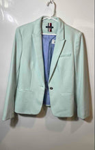 Load image into Gallery viewer, Tommy Hilfiger Womens Light Blue Single Breasted One-Button Blazer Size 12
