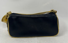 Load image into Gallery viewer, Disney Womens Black Gold Tone Embellished Inner Pockets Shoulder Handbag
