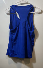 Load image into Gallery viewer, Adidas Womens Blue Sleeveless Racerback Activewear Pullover Tank Top Size Small
