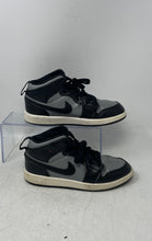 Load image into Gallery viewer, Nike Boys Air Jordan 1 Mid 640734-096 Black Gray White Sneaker Shoes Size 1Y
