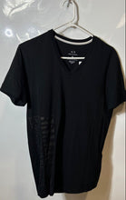 Load image into Gallery viewer, Armani Exchange Mens Black Short Sleeve V-Neck Slim Fit Pullover T-Shirt Size M
