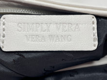 Load image into Gallery viewer, Authentic Simply Vera Vera Wang Womens White Inner Pocket Crossbody Bag Stained
