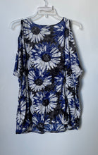 Load image into Gallery viewer, I.N.C. International Concepts Womens Blue Black And White Blouse Top Size 2X
