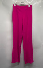 Load image into Gallery viewer, Zara Womens Pink Flat Front Straight Leg Side Zip Trouser Pants Size XS
