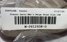 Load image into Gallery viewer, Franco Sarto Womens Irena Beige Leather Slip-On Low Top Loafer Shoes Size 10M
