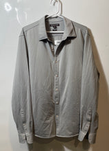 Load image into Gallery viewer, Michael Kors Mens Gray Slim Fit Long Sleeve Collared Button-Up Shirt Size XL
