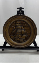 Load image into Gallery viewer, Vtg Peerage Brass Engraved Wall Hanging Decorative Lombard Collector Plate
