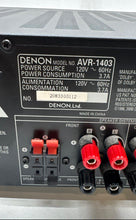Load image into Gallery viewer, Denon Surround Sound Home Theater Receiver Model AVR-1403 Not Tested

