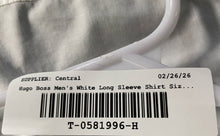 Load image into Gallery viewer, Hugo Boss Mens White Slim Fit Collared Long Sleeve Button-Up Shirt Size 2XL
