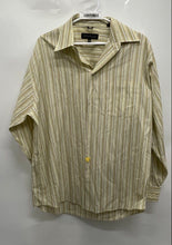 Load image into Gallery viewer, Kenneth Cole Mens Multicolor Striped Pockets Long Sleeve Dress Shirt Size 16
