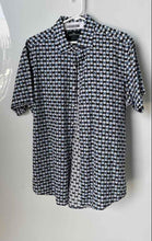 Load image into Gallery viewer, Rodd &amp; Gunn Mens Multicolor Geometric Short Sleeve Collared Button-Up Shirt Sz L
