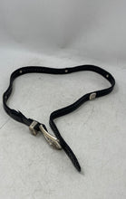 Load image into Gallery viewer, Brighton Womens Black Leather Buckle Adjustable Braided Belt Size XL 36
