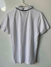 Load image into Gallery viewer, Hugo Boss Mens White Black Cotton Short Sleeve Regular Fit Polo Shirt Size S
