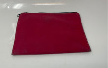Load image into Gallery viewer, Kate Spade New York Womens Red Canvas Gingham Lining Zip Top Pouch Wallet
