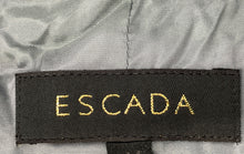 Load image into Gallery viewer, Authentic Escada Mens Gray Wool Long Sleeve Three-Button Blazer Size 44
