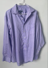 Load image into Gallery viewer, Club Room Mens Purple Cotton Regular Fit Long Sleeve Dress Shirt Size 16.5
