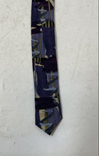 Load image into Gallery viewer, J.Garcia Mens Multicolor Printed Paris In The Rain Adjustable Designer Tie
