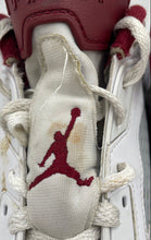 Load image into Gallery viewer, Authentic Nike Mens Air Jordan Spizike Low White Red Shoes Sz 10 Stained Damaged
