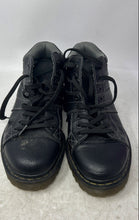 Load image into Gallery viewer, Dr. Martens Mens Harrisland Black Leather Lace-Up Mid Top Combat Boots Size 9
