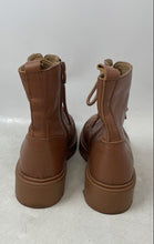 Load image into Gallery viewer, Aldo Womens Reilly Metallic Brown Leather Lace-Up Ankle Combat Boots Size 8.5
