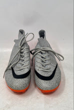 Load image into Gallery viewer, Nike Kids Mercurial Superfly 6 Elite FG Gray And Orange Soccer Cleats Size 3.5Y
