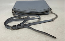 Load image into Gallery viewer, Michael Kors Womens Blue Inner Pockets Zipper Shoulder Crossbody Handbag
